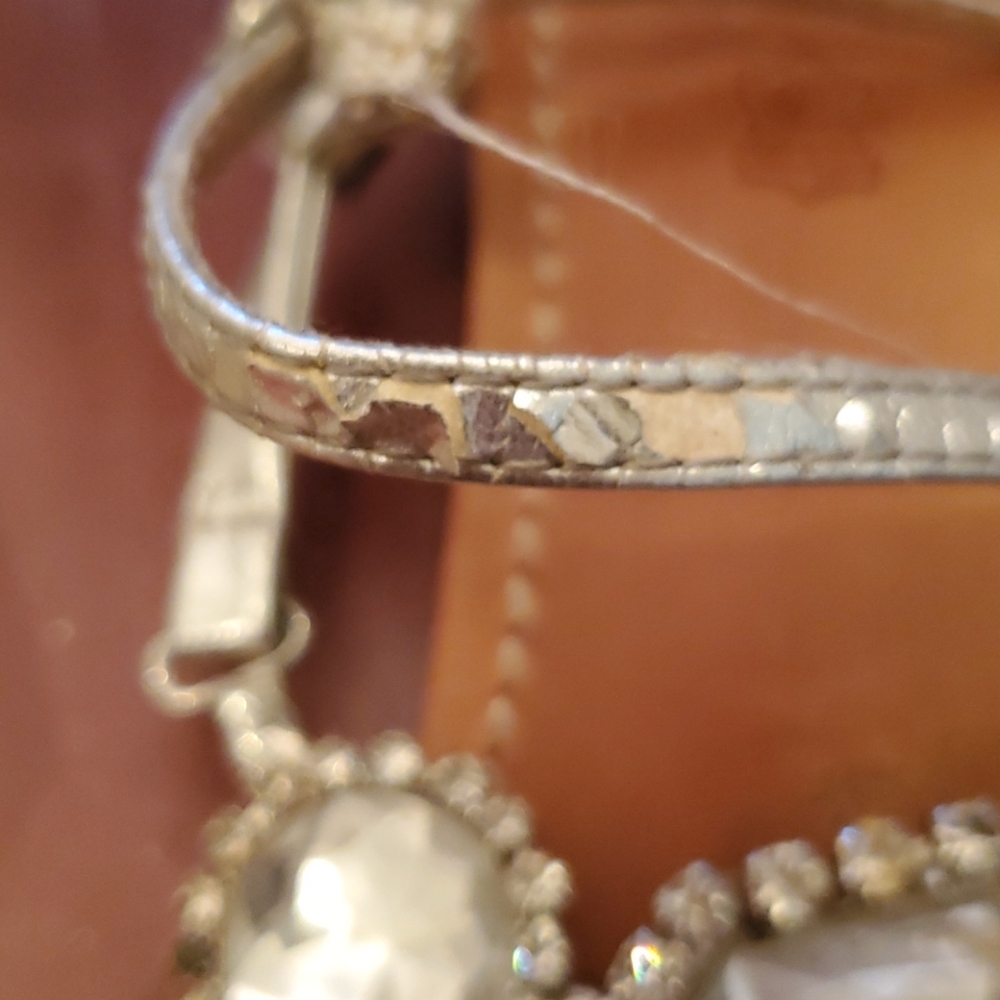 Aldo Rhinestone Sandals 38 - Picture 4 of 9